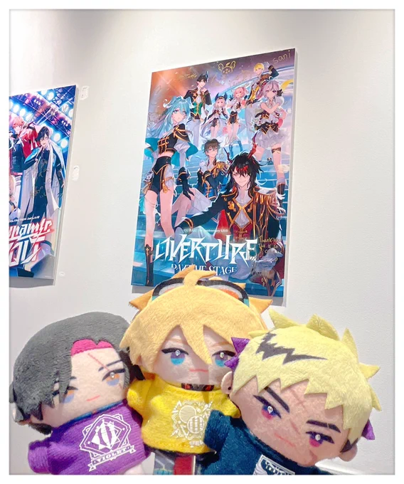 そしてカフェにOvertureのポスター再び!あ、Ikeeeee #にじフェス展