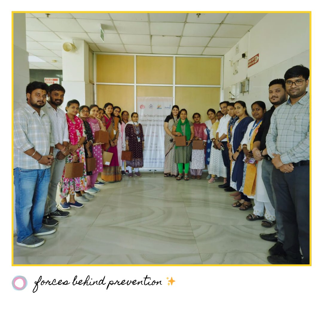 20 CHOs from Khordha &amp; Ganjam, Odisha completed 2 days of hands-on training in early breast cancer detection.

With support from NCD officials &amp; Jhpiego, we’re thrilled to see such momentum for impact in local health systems. 🌸

#HealthForAll #BreastCancerAwareness