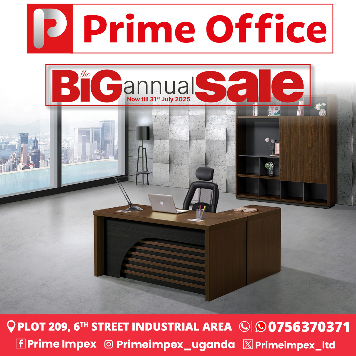 primeimpex_ltd's tweet photo. 𝐎𝐟𝐟𝐢𝐜𝐞 𝐅𝐮𝐫𝐧𝐢𝐭𝐮𝐫𝐞, 𝐛𝐮𝐭 𝐦𝐚𝐤𝐞 𝐢𝐭 𝐬𝐥𝐞𝐞𝐤.👌💯

We are your one-stop shop for everything Office Furniture. Explore today

Find us 📌Plot 209, 6th Street Industrial Area - Kampala
📲Call/WhatsApp 0702 370 370

#PrimeImpex #PrimeOffice #OfficeFurniture https://t.co/KiUKKgvZop