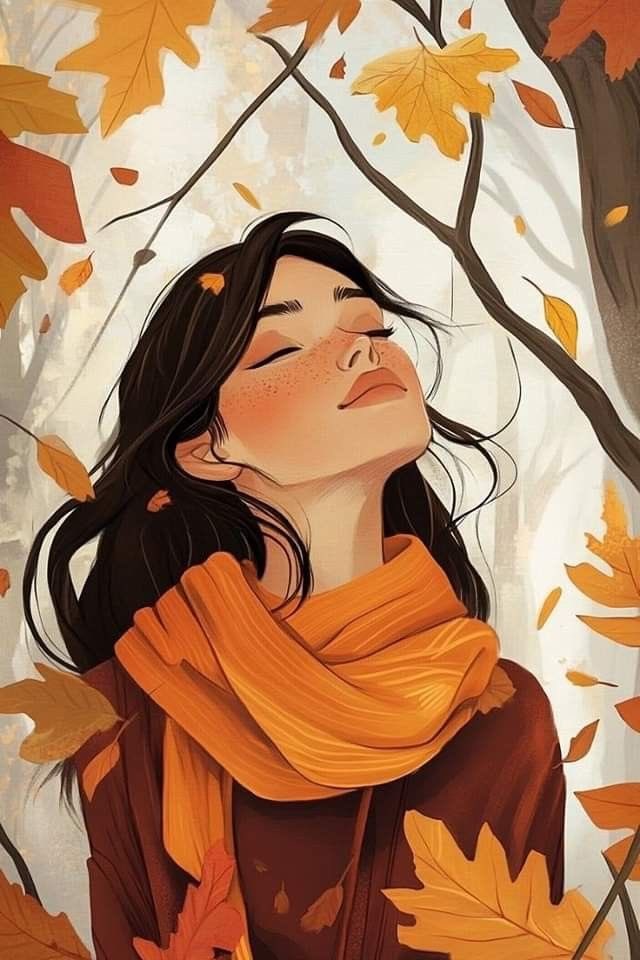 I cherish the crunch of yellow leaves underfoot, the cool breeze, and the comfort of a warm sweater and wrapping myself in scarf, it’s softness and warmth provide a perfect embrace against the chilly air. This invites me to slow down and savour the simple pleasures of nature.🍂🍁