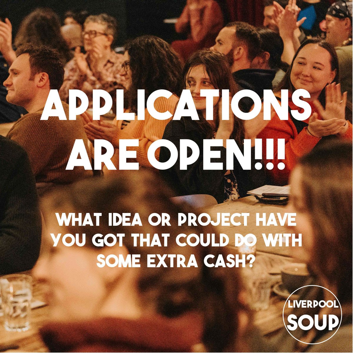 What's stopping you?...

Applications are currently open for our 19th June event

If you have a project that you've been working on or thinking about which could do with a boost of cash, we're all ears 👂 👂 👂 

Applications deadline is 11:59 29th May 

docs.google.com/forms/d/e/1FAI…