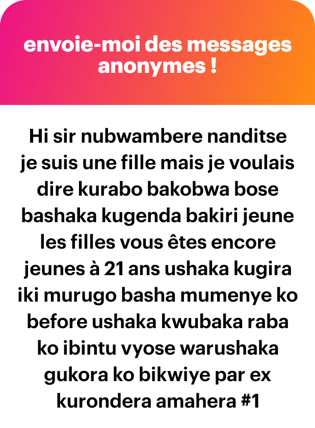 umuhirwa 2 😎🤞🏽 tweet media