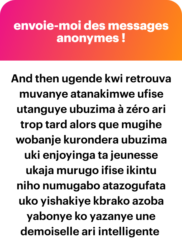 umuhirwa 2 😎🤞🏽 tweet media