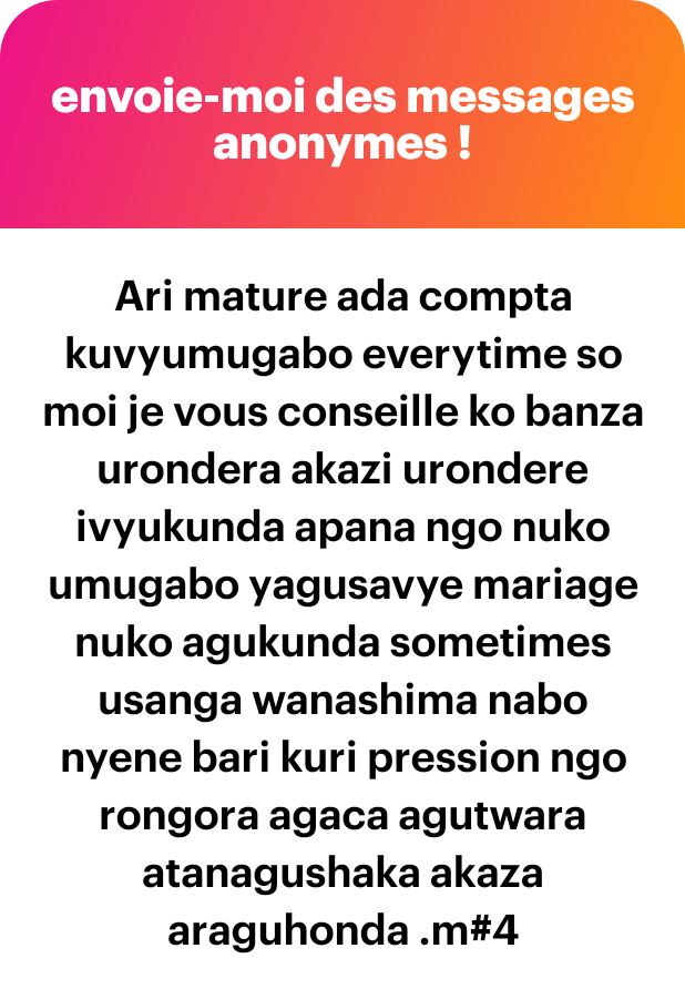 umuhirwa 2 😎🤞🏽 tweet media