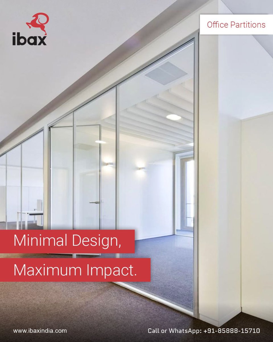 ibaxindia's tweet photo. Define productivity. Refine aesthetics. iBax Office Partitions bring structure and sophistication to every workspace.
.
.
.
.
#OfficePartition #iBaxIndia #WorkspaceDesign #ModernOffice #GlassPartitions #ElegantWorkspaces #OfficeInteriors #PartitionDesign #FunctionalDesign https://t.co/sfxVkpHpL0