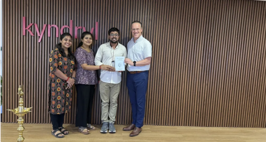 Kyndryl India (@kyndrylindia) on Twitter photo Meet the Kyndryl authors of āFuture of AIā - Mohd Anus Arshad, Ashwini Thantri and Nidhi S.
Last week, <a href="/MartinSchroeter/">Martin Schroeter</a>, the Chairman and Chief Executive Officer of Kyndryl, congratulated the authors alongside Michael Moesman, where the authors shared the inspiration behind the Meet the Kyndryl authors of āFuture of AIā - Mohd Anus Arshad, Ashwini Thantri and Nidhi S.
Last week, <a href="/MartinSchroeter/">Martin Schroeter</a>, the Chairman and Chief Executive Officer of Kyndryl, congratulated the authors alongside Michael Moesman, where the authors shared the inspiration behind the
