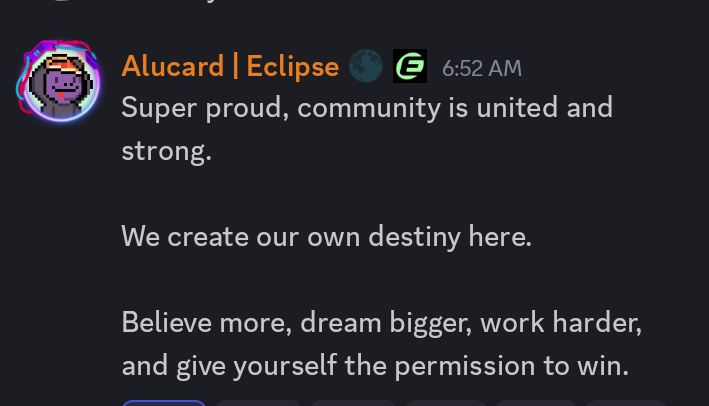 onlycrypto (@okonkwonath) on Twitter photo You lead with vision, speak with purpose, and inspire with every step.
Because of you, we move not as many but as one.
Proud to be part of this journey with the eCommunity.
Thank you, <a href="/Alucard_eth/">Alucard (⛏️ ⚡️) 🧱🇨🇦</a>.
Everything, <a href="/EclipseFND/">Eclipse (🐮,🌑)</a>. You lead with vision, speak with purpose, and inspire with every step.
Because of you, we move not as many but as one.
Proud to be part of this journey with the eCommunity.
Thank you, <a href="/Alucard_eth/">Alucard (⛏️ ⚡️) 🧱🇨🇦</a>.
Everything, <a href="/EclipseFND/">Eclipse (🐮,🌑)</a>.