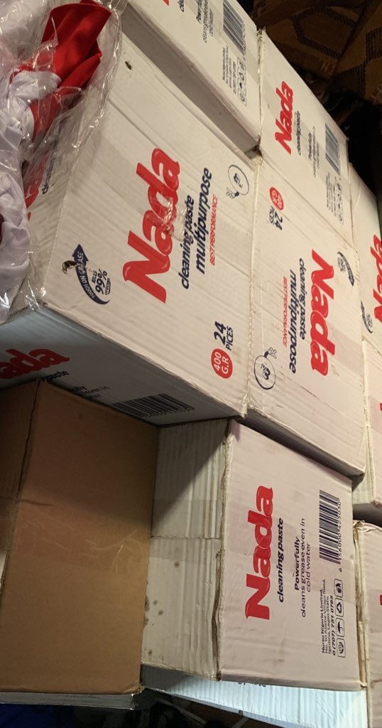 Nada multipurpose soap paste
Ogbonge Soap wey dey wash everything sparkling clean, cars,plates,toilets,tiles,etc.
A perfect gift for loved one,best for souvenirs etc
#19500 per carton 
DM to order 
By 1 to 200 cartons
Egbeda,Lagos
Please RT when you see this.