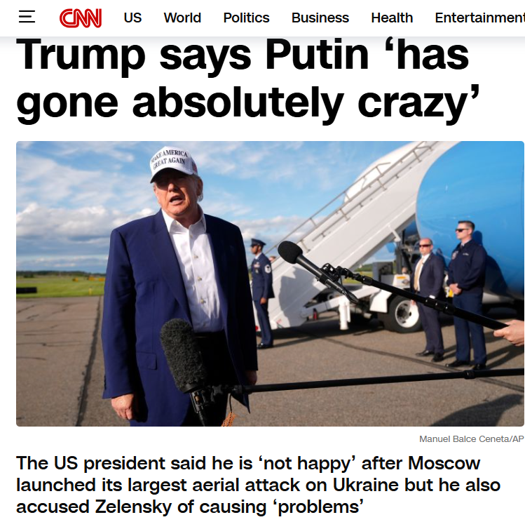 KoVeIyer's tweet image. #Donvict was looking at #Russia #Ukraine war as his ticket to Nobel
But #Putin has his own plans with #China backing him
@realDonaldTrump has created his own mess by this Tariff threat to one &amp;amp; all but excluding Russia hoping to mellow Putin
No wonder he's mad now
