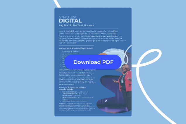 Who's going to Something Digital this year? 🙋‍♀️

If you're working on getting the tick of approval from the boss, here's a handy PDF summary that you can nonchalantly slide across their desk:
lnkd.in/gs6jFfrx

⏰Time is ticking to get your ticket to #SD25!