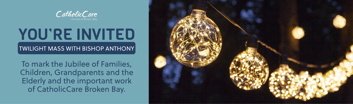 Join Bishop Anthony Randazzo on Wednesday as he celebrates a twilight Mass for the Jubilee of Families, Children, Grandparents and the Elderly.
Mass will begin at 4:00pm at Our Lady of the Rosary Cathedral.  Light refreshments will be served afterwards. All are welcome to attend.