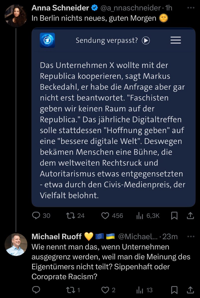 Niemals werde ich diese Plattform verlassen.