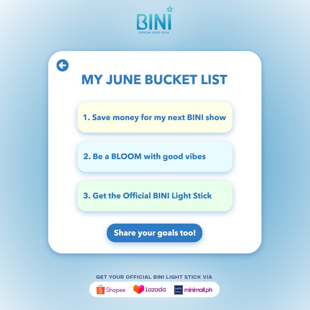 PULPSpaces's tweet image. Has anyone been also planning to get the Official #BINI Light tick next month? 😏 We got you here! ⬇️

🛒 Shopee: shopee.ph/minimall.phili…
🛒 Lazada: lazada.com.ph/shop/mini-mall…
🛒 Mini Mall: minimall.ph/collections/bi…

#PULPSpacesXBINI #BINILightStick