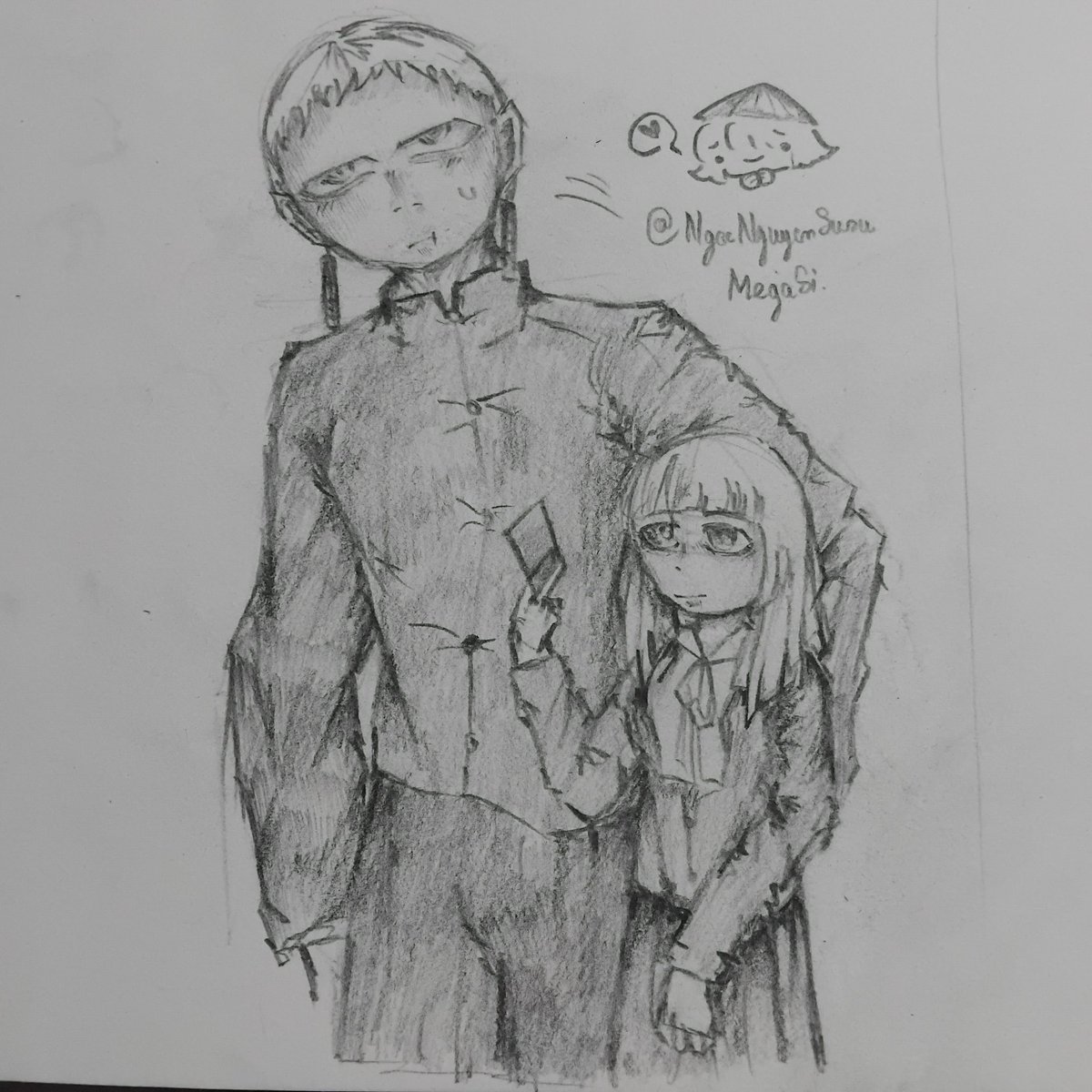 NgocNguyenSusu's tweet photo. My eyes are about to explode. I finished reading the Claymore manga in... two days. And I was quite impressed with Riful and Dauf. I tried drawing their reincarnations if they were high school students. Does it look good?π₯Ή
#Claymore #Dauf #Riful https://t.co/UO03P5kW77