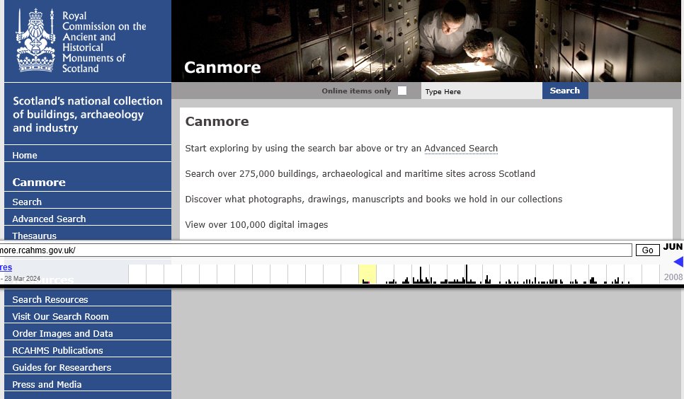 I thought someone should write a brief tribute to Scotland's online archives Canmore and Scran (and their other superb counterparts) in their last days before the move to Trove - and it might as well be me. So I did. Link in first reply.