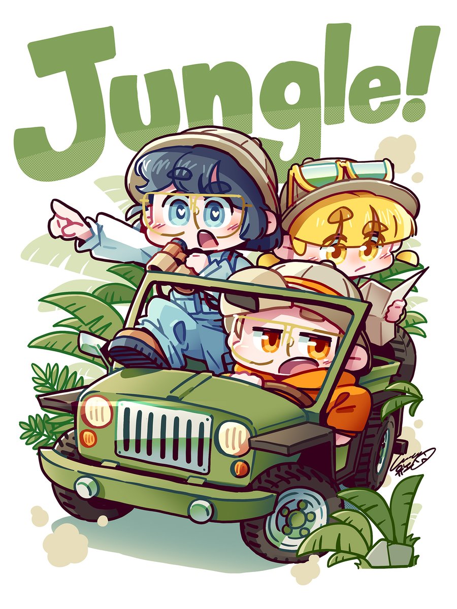 치지직 드로잉 챌린지 '모험'을 주제로
유노와 얼터유노, 무지단을 그려봤습니다😜