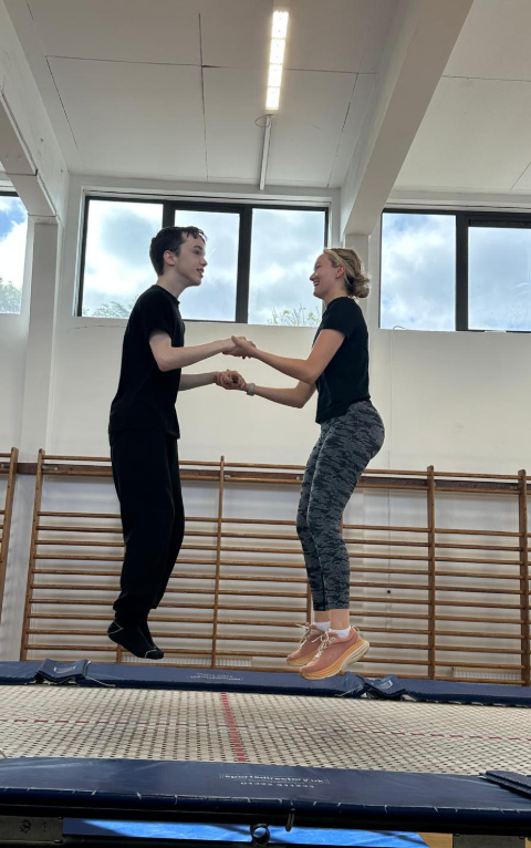 Rebound therapy with <a href="/RossHighPE/">Ross High PE</a> - such good fun!