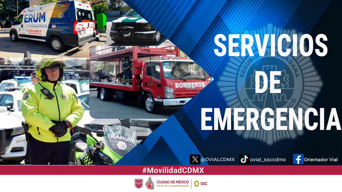 #PrecauciónVial movilización de servicios de emergencia por volcadura en carriles centrales de Anillo Periférico hacia el Sur y Paseo de las Palmas.
