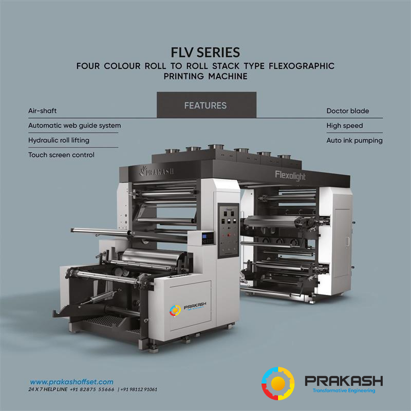 prakashmachine's tweet image. 🚀 Introducing the Prakash FLU Series – 4 Colour Flexographic Printing Machine!

Perfect for paper bags, cups, trays &amp;amp; more. High-speed. Precision-built. Superior print quality. 🖨️✨

👉 bit.ly/3ABKYcb
📞 +91-8287555666

#FlexoMachine #PrakashFLU #MakeInIndia #Flexo