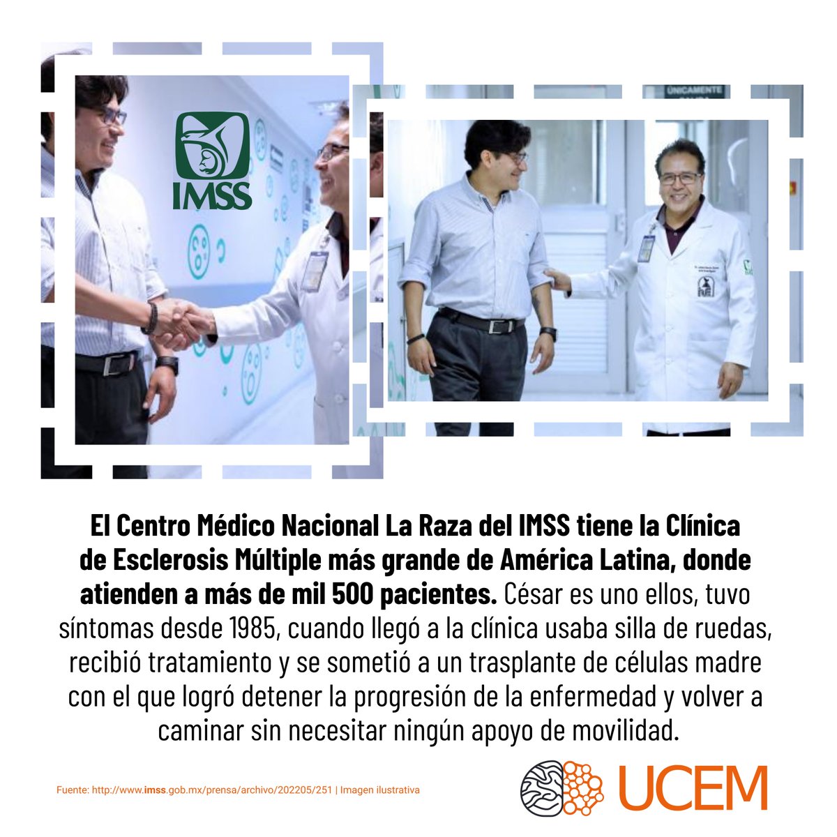 En México se encuentra la clínica de Esclerosis Múltiple más grande de América Latina y gracias a su trabajo la calidad de vida de muchas personas ha mejorado, esta es solo una de las historias que su atención especializada ha hecho posible. #DíaNacionalDeLaEsclerosisMúltiple
