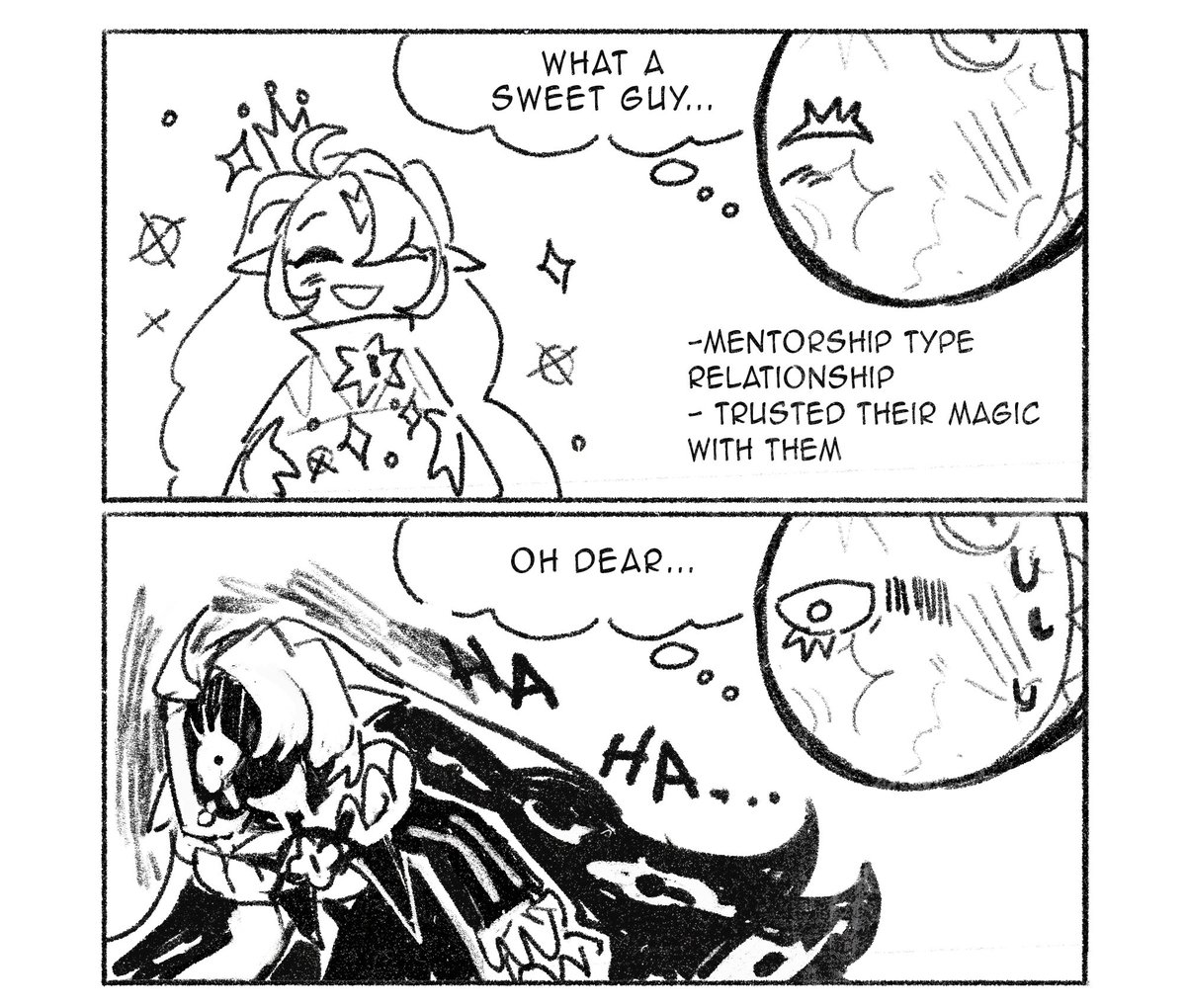 charvoschitoil's tweet image. the slumbering moon and the beast of deceit 
#crk #moonlightcookie #shadowmilkcookie