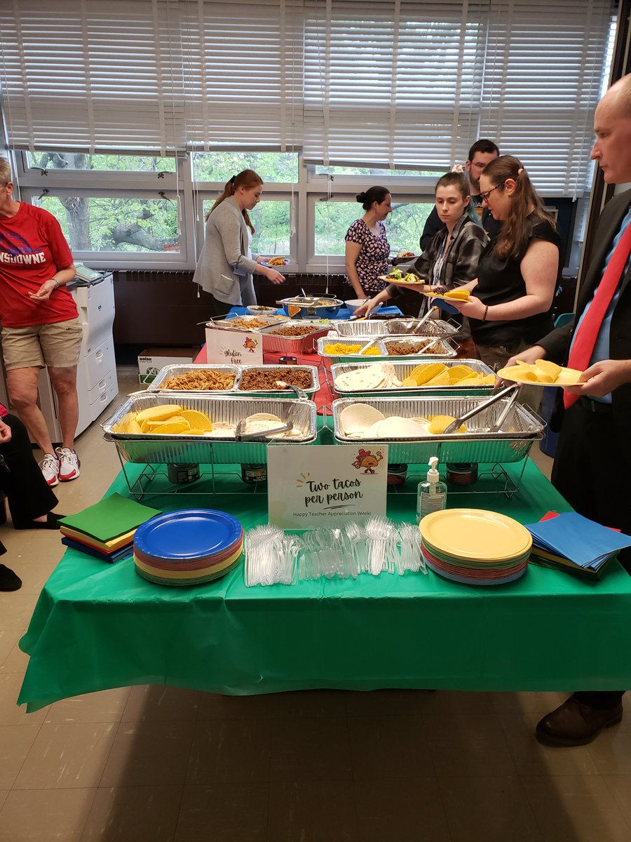 Thanks to administration for a fantastic Cinco de Mayo themed lunch for Teacher Appreciation Week.  <a href="/LansdowneViking/">Lansdowne High</a>