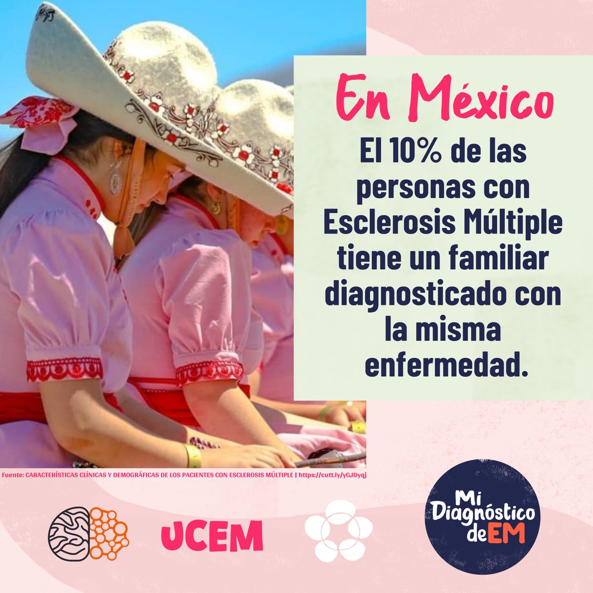 Hay algunos casos en que la #𝗘𝘀𝗰𝗹𝗲𝗿𝗼𝘀𝗶𝘀𝗠ú𝗹𝘁𝗶𝗽𝗹𝗲 aparece en más de un miembro de la familia. ¿Conoces de algún caso? #DíaNacionalDeLaEsclerosisMúltiple #NavegandoJuntosLaEM #MiDiagnósticoDeEM