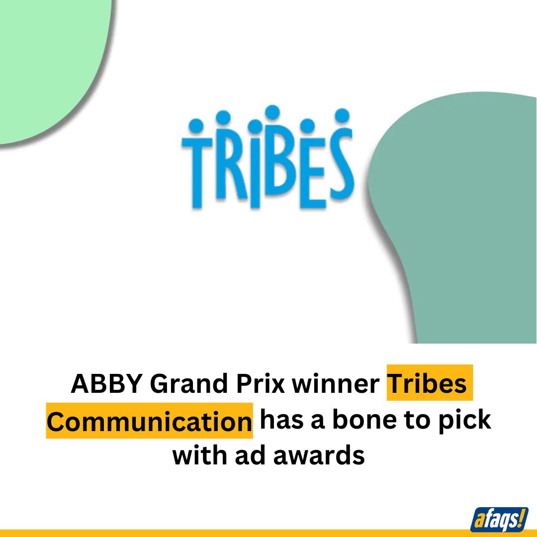 afaqs's tweet image. While #TribesCommunication won a Grand Prix and numerous other awards at #Goafest2025, agency’s CEO and CCO shares with afaqs! why finding ways into the award categories is the difficult part. bit.ly/3Z1Z8zh
@livegoafest @goafestlive1 #awards #advertising