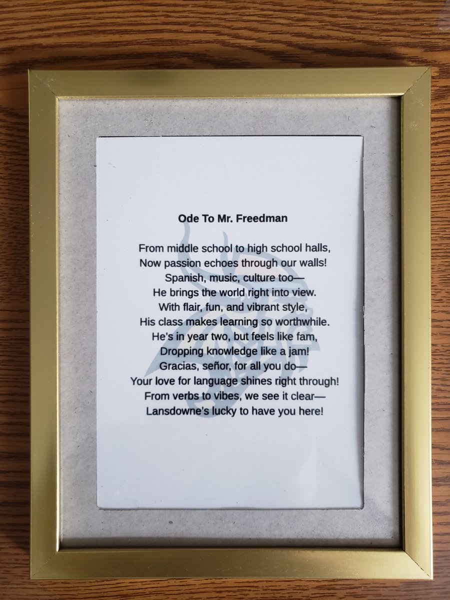 Thanks to administration for this wonderful Teacher Appreciation Week gift!  I love it!  <a href="/LansdowneViking/">Lansdowne High</a>