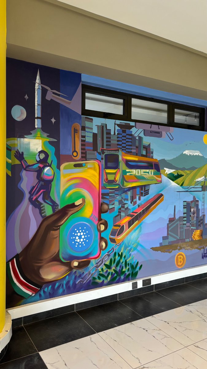 ViktartMwangi's tweet photo. New mural for @BCentreNBO .What’s new about this is, It was done in Collaboration with the Community & Staff from @BCentreNBO , We spent Saturday painting this and a huge part of that participation is evident in the mural
S/O @Mwakisha_Makoko for the support https://t.co/sG5SRXcqUP