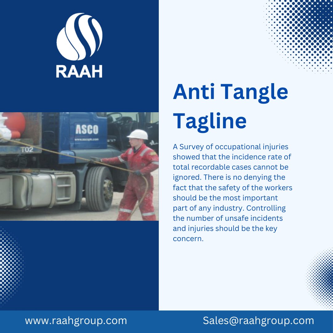 RAAHgroupteltd's tweet image. 🔗 Take control of suspended loads—tangle-free!
RAAH Anti Tangle Taglines offer safe, hands-free guiding with anti-rotation design &amp;amp; high visibility.
✅ Reduces hand injury risks
✅ Lightweight &amp;amp; durable

👉 raahsafety.com/hands-free-saf…

#RAAHGroup #Taglines #RiggingTools
