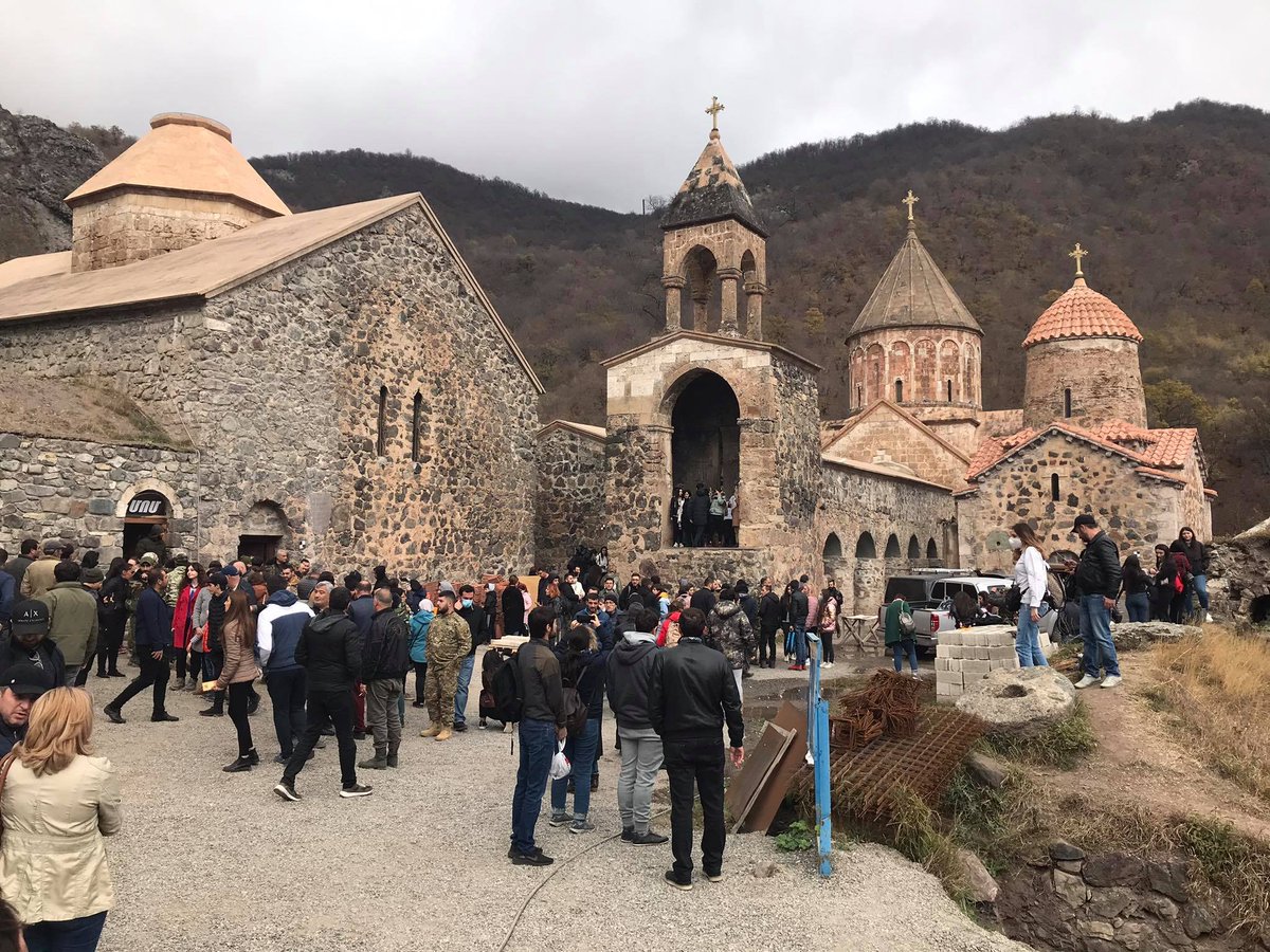 marutvanian's tweet photo. About 2.000 monuments of Armenian history &amp; culture remain in Artsakh/Nagorno-Karabakh, including 13 monastery complexes, 122 churches, 52 fortresses, thousands of khachkars, as well as 12 museums containing 20 thousand exhibits. https://t.co/y4lJQKSBUg