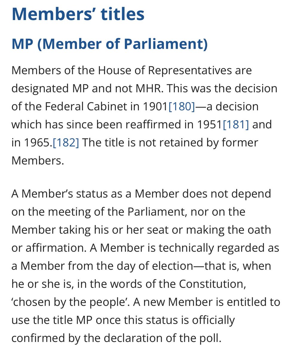 maybemick's tweet photo. @MadsMelbourne @dexaroy Per the APH website. See Constitution, section 24. https://t.co/oskIBmRSq7
