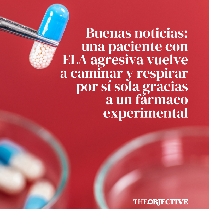 TheObjective_es's tweet photo. Hay esperanza para poner fin a la ELA. 

Una joven con una forma agresiva de ELA ha logrado recuperar la capacidad de caminar y respirar sin asistencia gracias a un tratamiento experimental.

Comparte y síguenos en nuestras redes sociales 📲🟡