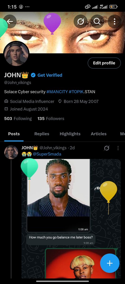 I got the balloon guys
Wish me well ❤️‍🩹