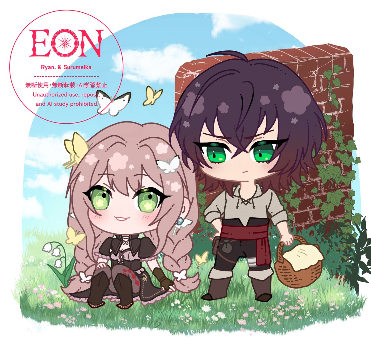R_sette's tweet photo. ドライグとメイリリーお師匠のアクスタ元絵に背景を適当に添えたもの

#EON_ヒラエスに捧ぐ https://t.co/ABHhr9peTU
