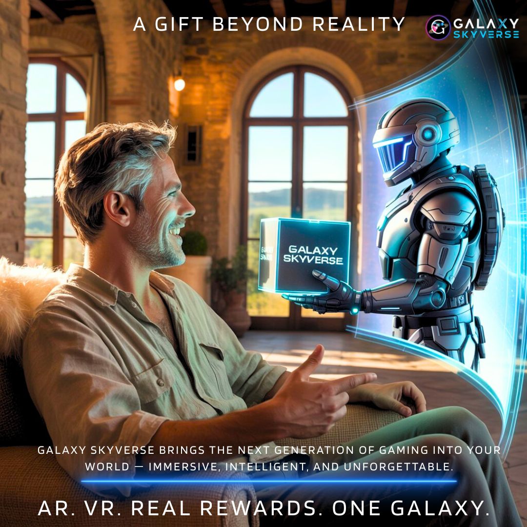 Galaxy Skyverse (@galaxy_skyverse) on Twitter photo "When the future knocks at your door ๐ชโก
Galaxy Skyverse brings the game to life โ right into your living room ๐๏ธ๐น๏ธ
Suit up. Plug in. Live the galaxy. ๐๐ค๐ฎ"
#GalaxySkyverse ๐
#NextGenGaming ๐ฎ
#ARVRExperience ๐ง ๐ถ๏ธ
#FuturisticGaming โก
#LiveTheGalaxy ๐
#DigitalAdventure ๐ "When the future knocks at your door ๐ชโก
Galaxy Skyverse brings the game to life โ right into your living room ๐๏ธ๐น๏ธ
Suit up. Plug in. Live the galaxy. ๐๐ค๐ฎ"
#GalaxySkyverse ๐
#NextGenGaming ๐ฎ
#ARVRExperience ๐ง ๐ถ๏ธ
#FuturisticGaming โก
#LiveTheGalaxy ๐
#DigitalAdventure ๐