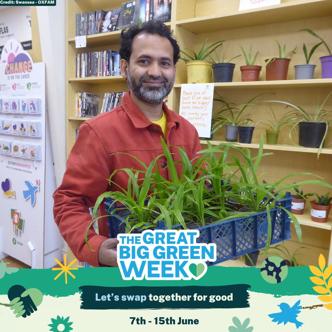 🌱 Great Big Green Week is coming!

📍 Find an event near you
💬 Start a conversation about what matters most
🤝 Take action together – because small steps add up to big change

#GreatBigGreenWeek #LetsSwapTogetherForGood