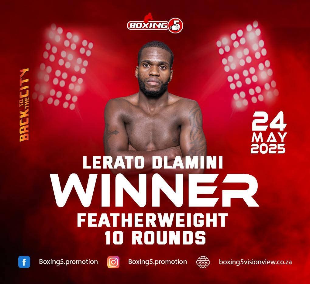BoxingsaR's tweet image. 🏆 Boxing 5 Promotions | Back to the City Results
📍 Carnival City | 24 May 2025

🏆 Kadri wins TKO 9 (IBF Youth Feather)

🔥 Dlamini KO 7 Ponphitak

💥 Sotomela, Nqothole &amp;amp; Khanyisa claim title wins on points

✅️ Feldman, Hassim &amp;amp; Zinman also victorious

🥊🇿🇦
