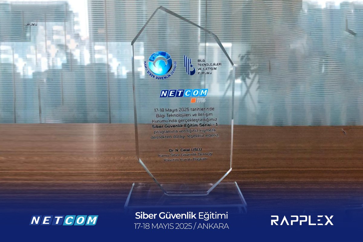 Netcom1986's tweet photo. 17–18 Mayıs tarihlerinde, Bilgi Teknolojileri ve İletişim Kurumu (BTK) ev sahipliğinde Kamu Siber Güvenliği Derneği tarafından düzenlenen “Siber Güvenlik Temelleri” eğitim serisinin ilk etabında yer almaktan büyük memnuniyet duyduk. https://t.co/astRs8tJ5g