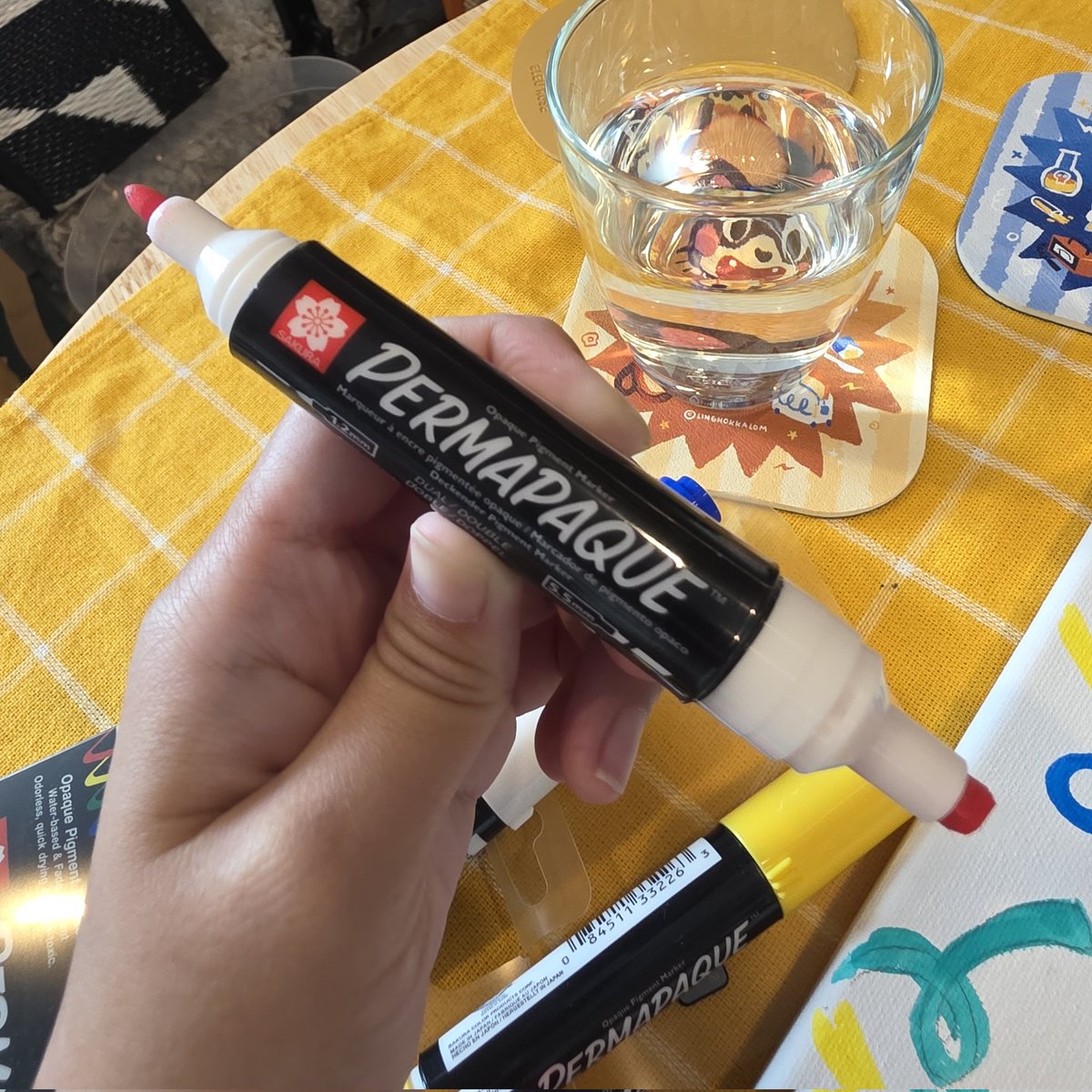 Linghokkalom's tweet photo. Butter Box milk🍼, by PERMAPAQUE marker, Sakura products thailand
ขอบพระคุณซากุระมากๆเลยคีะที่ส่งปากกามาให้ได้ลองเล่น สนุกๆๆๆ
ส่วนแผ่นรองแก้วและสมุดโน๊ต ยังมีขายอยู่นะจ๊ะ สั่งซื้อได้ทาง line my shop หรือ dm มาได้จ้า
#PERMAPAQUE #SakuraProductsTH #ipaint #ipaintproduct https://t.co/PR3wowYFXd