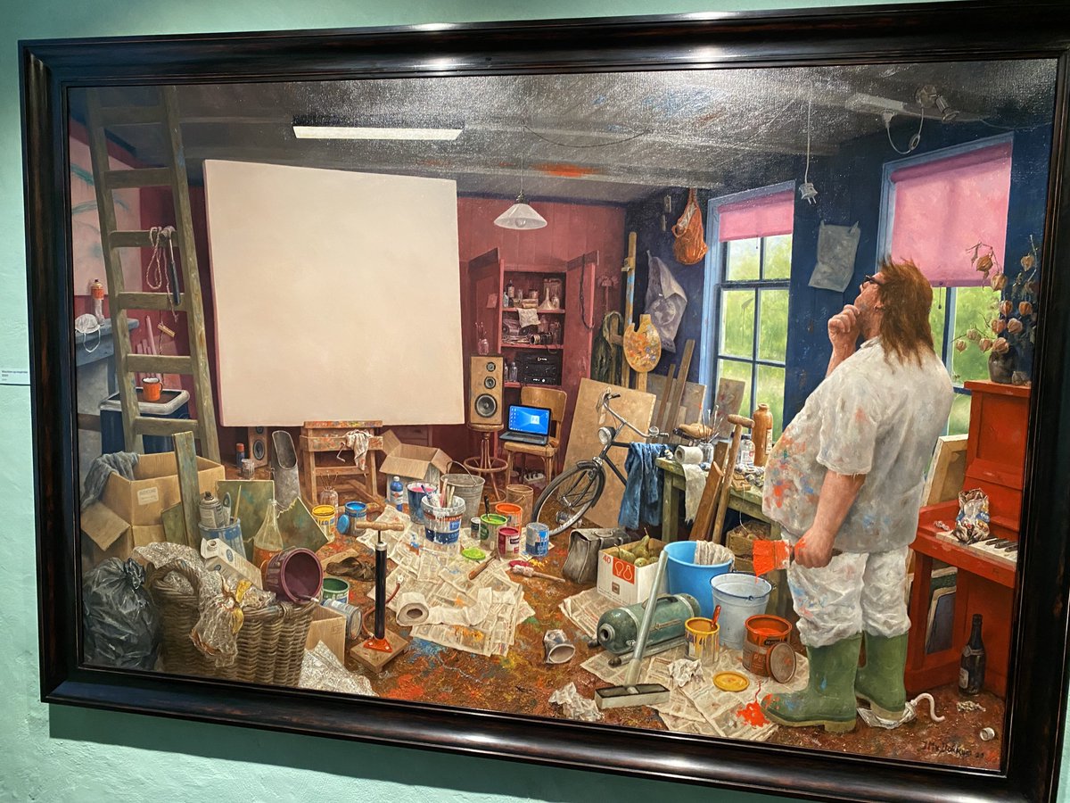 Marius van Dokkum museum in #Harderwijk. Gaat. Dat. Zien. Mensen. Meesterlijke schilderijen in een prachtig museum in de oude binnenstad. Aanrader. #MariusVanDokkum