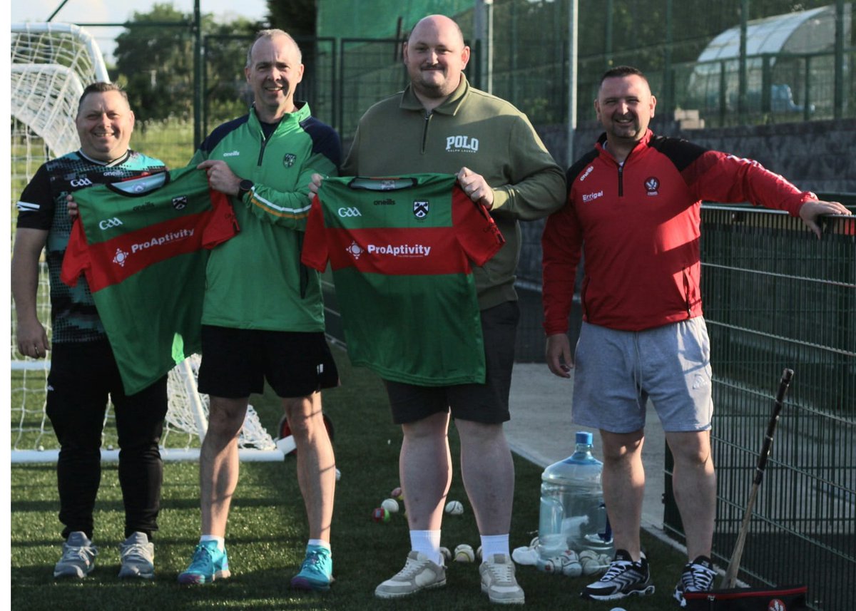ProAptivity's tweet photo. ProAptivity is delighted to sponsor the new Doire Trasna Under 11 Hurling team kit. 

A big shout out to all the coaches. Keep up the great effort and inspirational work https://t.co/7dYSntRk4V