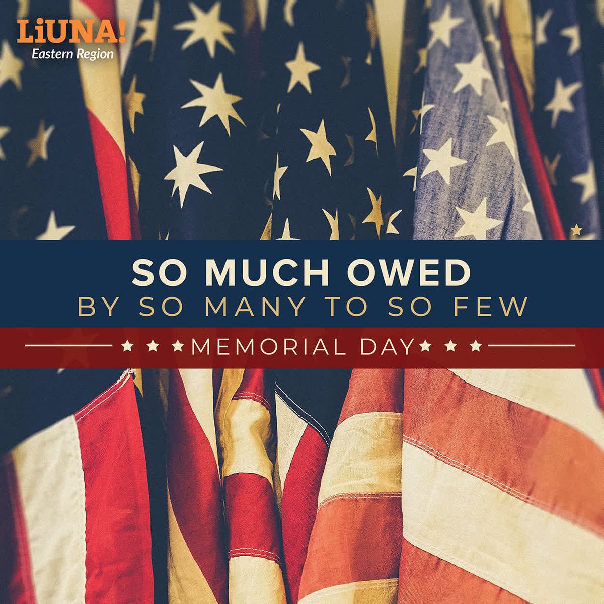 On #MemorialDay, we remember the brave men and women of our Armed Forces who gave their lives in service of our nation.

Take time today to #honor and uplift those who made the ultimate sacrifice to secure our freedoms.

🇺🇸 We are forever in their debt.