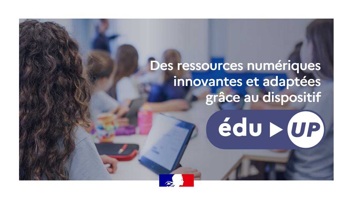 Découvrez des ressources numériques innovantes et adaptées grâce au dispositif Édu-Up !

Ces contenus, services ou outils numériques prennent en compte les besoins de tous les élèves et répondent aux exigences de l'école inclusive, dès la maternelle ➡ eduscol.education.fr/2258/des-resso…