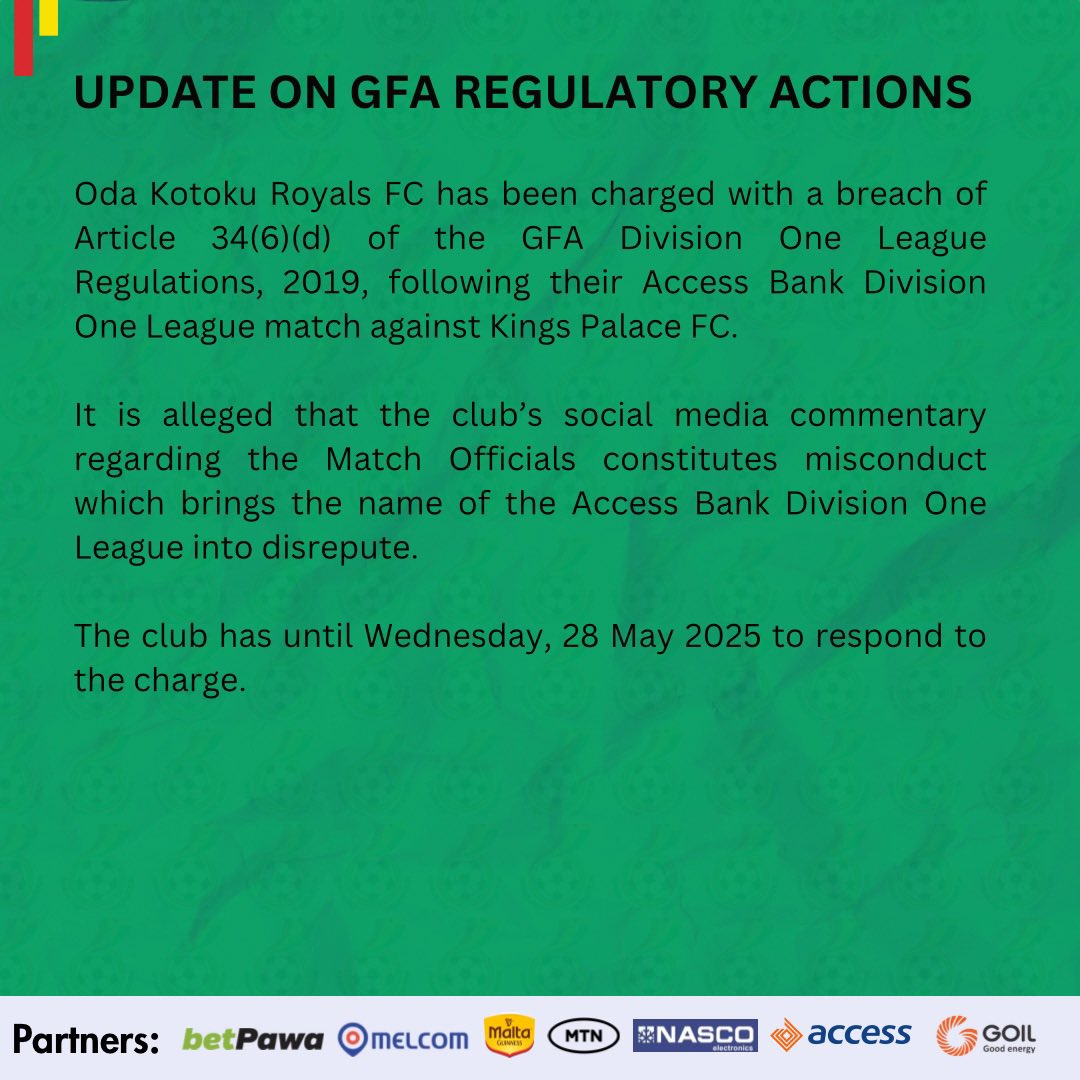 GFA REGULATORY ACTIONS (@gfa_prosecutor) on Twitter photo 