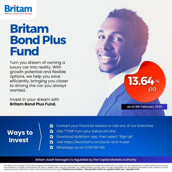 Abojani Investment ๐ฐ๐ช๐บ๐ฌ๐น๐ฟ (@theabojani) on Twitter photo <a href="/cheruiyotkb/">cheruiyotkb</a> <a href="/Davinedavid1/">David Ochieng</a> <a href="/mytradesignals/">myTradeSignals</a> <a href="/mmnjug/">mmnjugโข</a> <a href="/MihrThakar/">Mihr Thakar</a> Why the <a href="/BritamEA/">Britam Cares</a> Bond Plus Fund Specifically?
Because it's designed for people exactly at your stage of the journey:
โ
Low-risk, fixed-income securities (mostly government treasury bonds),
โ
Daily compounded returns,
โ
No long-term lock-in (just a 14-day window after you <a href="/cheruiyotkb/">cheruiyotkb</a> <a href="/Davinedavid1/">David Ochieng</a> <a href="/mytradesignals/">myTradeSignals</a> <a href="/mmnjug/">mmnjugโข</a> <a href="/MihrThakar/">Mihr Thakar</a> Why the <a href="/BritamEA/">Britam Cares</a> Bond Plus Fund Specifically?
Because it's designed for people exactly at your stage of the journey:
โ
Low-risk, fixed-income securities (mostly government treasury bonds),
โ
Daily compounded returns,
โ
No long-term lock-in (just a 14-day window after you
