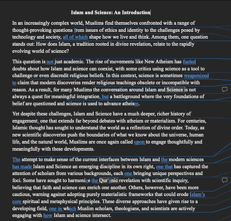 DrShoaibAM's tweet photo. This is an accessible, 10,000-word summary of the entire field of Islam and Science. Copyediting is done, and it is one step closer to being published. Coming out soon, isA. https://t.co/2vFfdOChv5