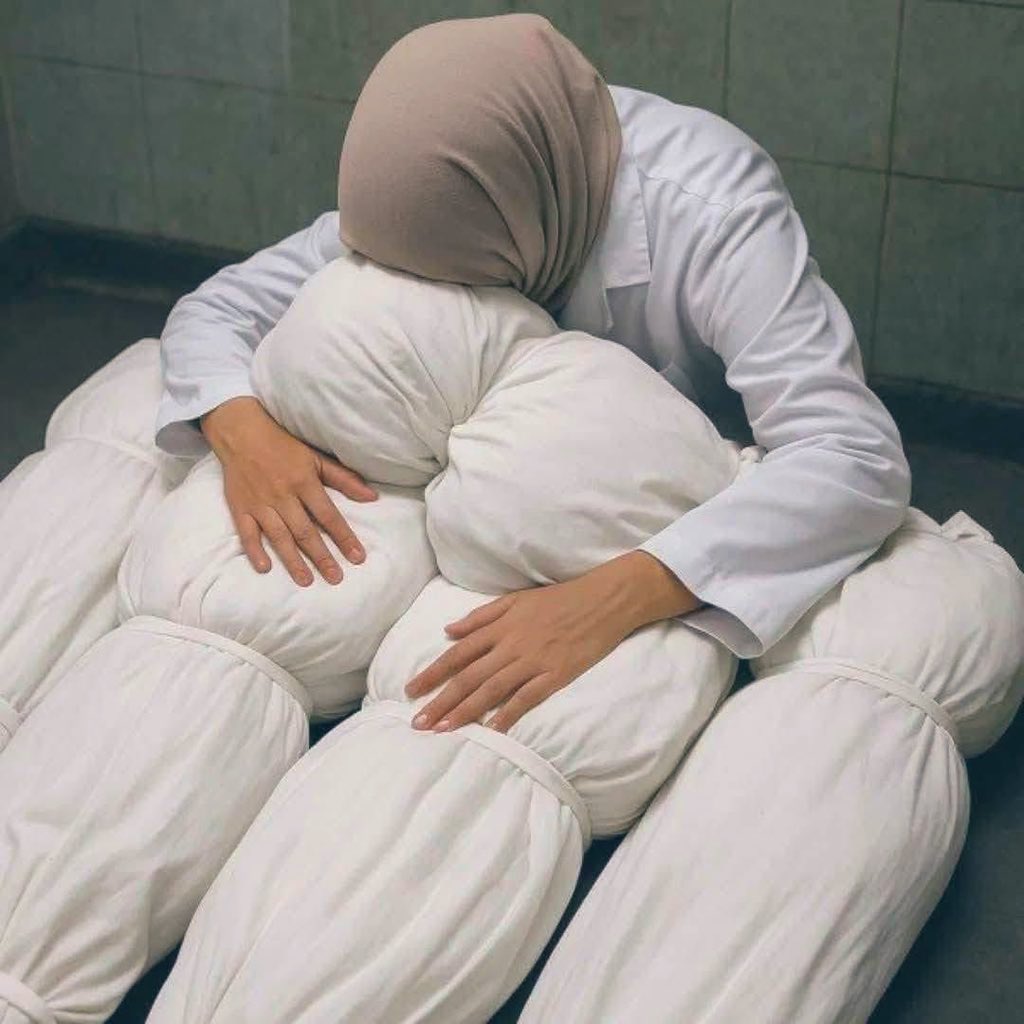 DrAlhathal's tweet photo. الدكتورة آلاء النجار من غزة ودّعت 9 أرواح طاهرة شريفة، اطعمتهم بدمها وروحها وعمرها وحياتها، ودّعت معهم أجمل الذكريات ودفنت معهم الأمل والمستقبل الذي كانت ترسمه لهم!

اللهم بحق لا إله إلا الله، ودماء الأطفال والنساء والشيوخ والرجال، مزّق ملك نتنياهو وانزع روحه ومن أيّده ورضا فعله! https://t.co/MuWq6nfmpL