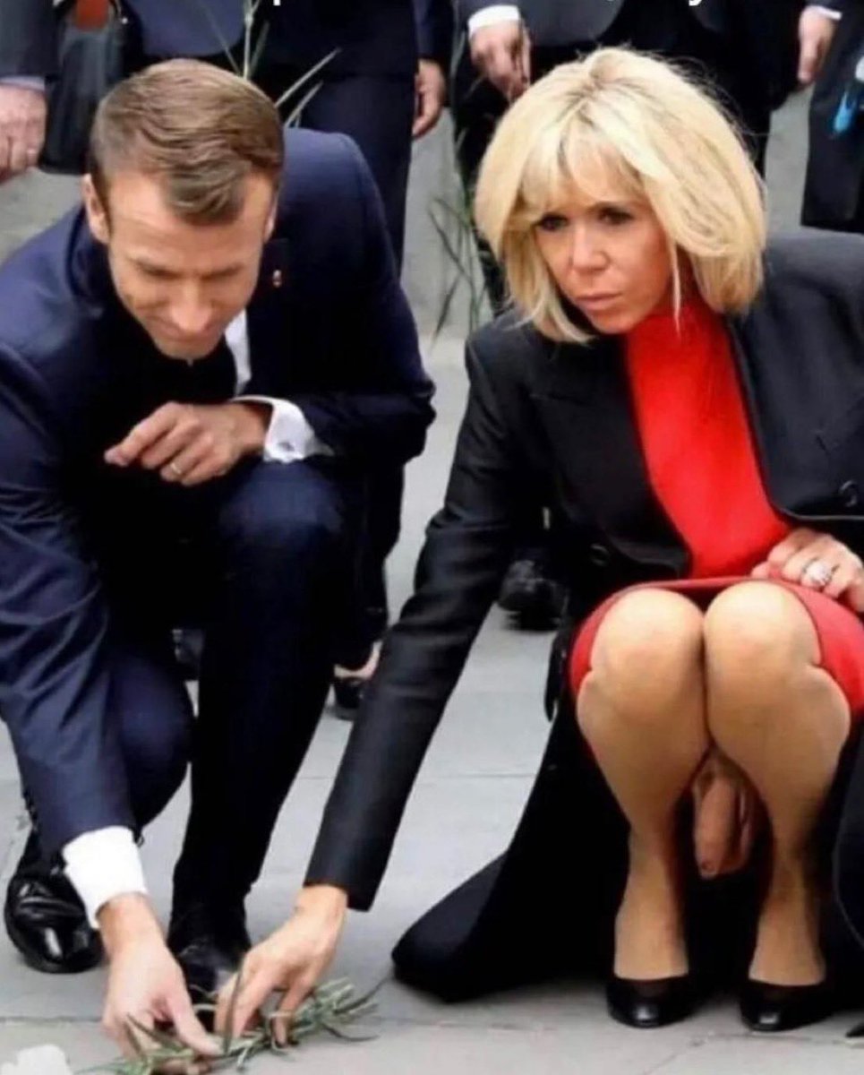NotFarLeftAtAll's tweet photo. President Macron and his husband just popped out https://t.co/HM0RH1RaLb